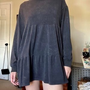 WILD FABLE charcoal t-shirt dress size xs